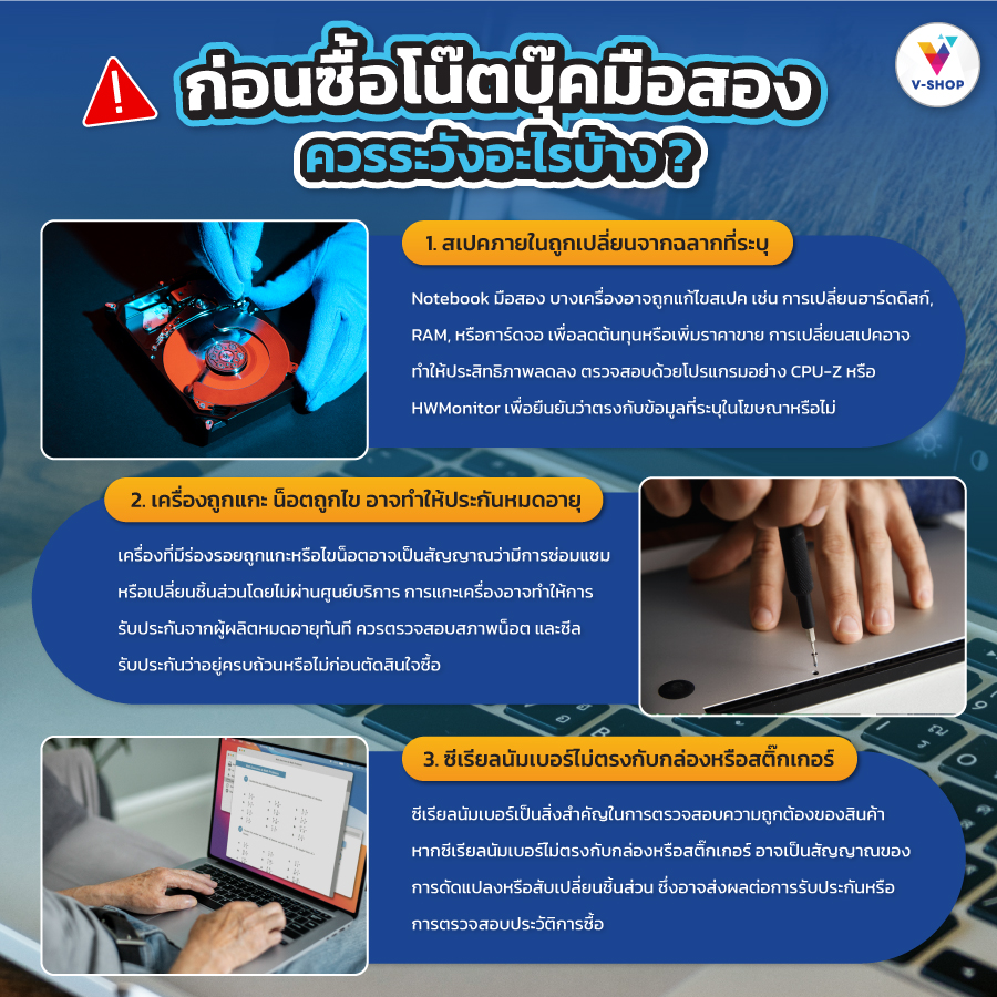 เคล็ดลับเลือก-โน๊ตบุ๊คมือสอง-ยังไง--แนะนำเทคนิคและจุดสำคัญที่ต้องเช็กก่อนซื้อ-4 วิธีเลือก โน๊ตบุ๊คมือสอง